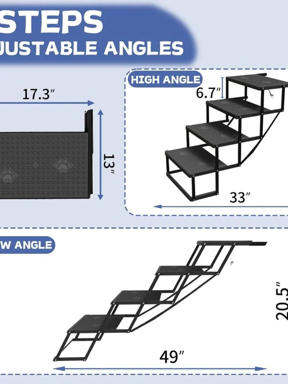Dog Steps for Car, Truck, SUV